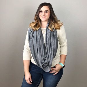 Heather Grey Infinity Scarf